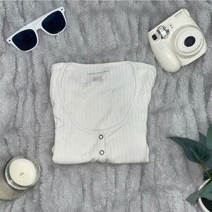 White Short Sleeve Top